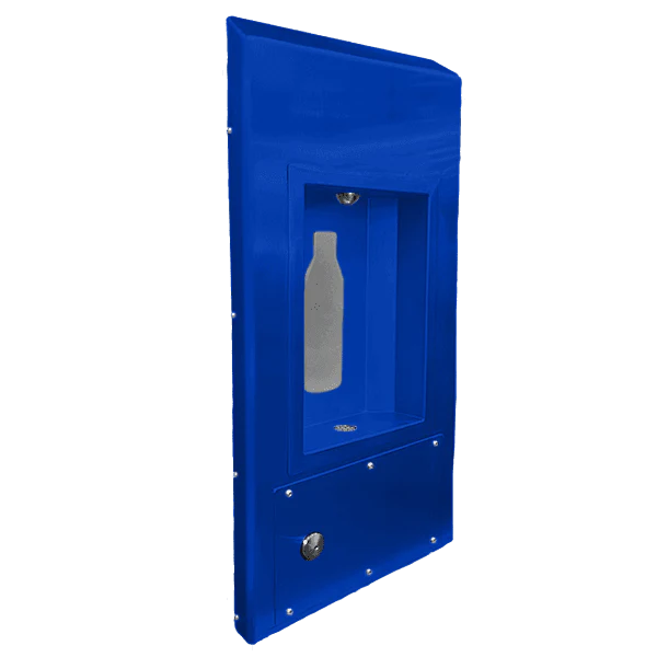 Blue Willoughby In-Wall Bottle Filler Surface Mount Studio Image
