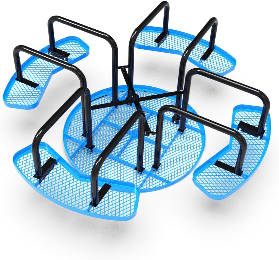 46 inch Expanded Metal Round Picnic Table