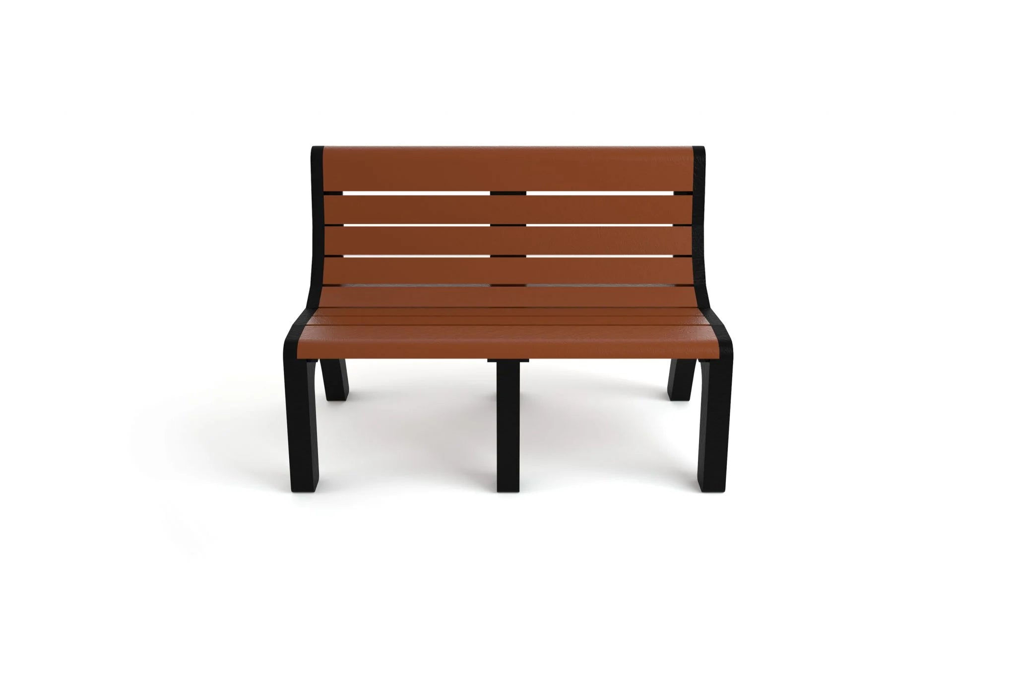 Frog Furnishings Brown Newport Park Bench 4' Option Studio Image