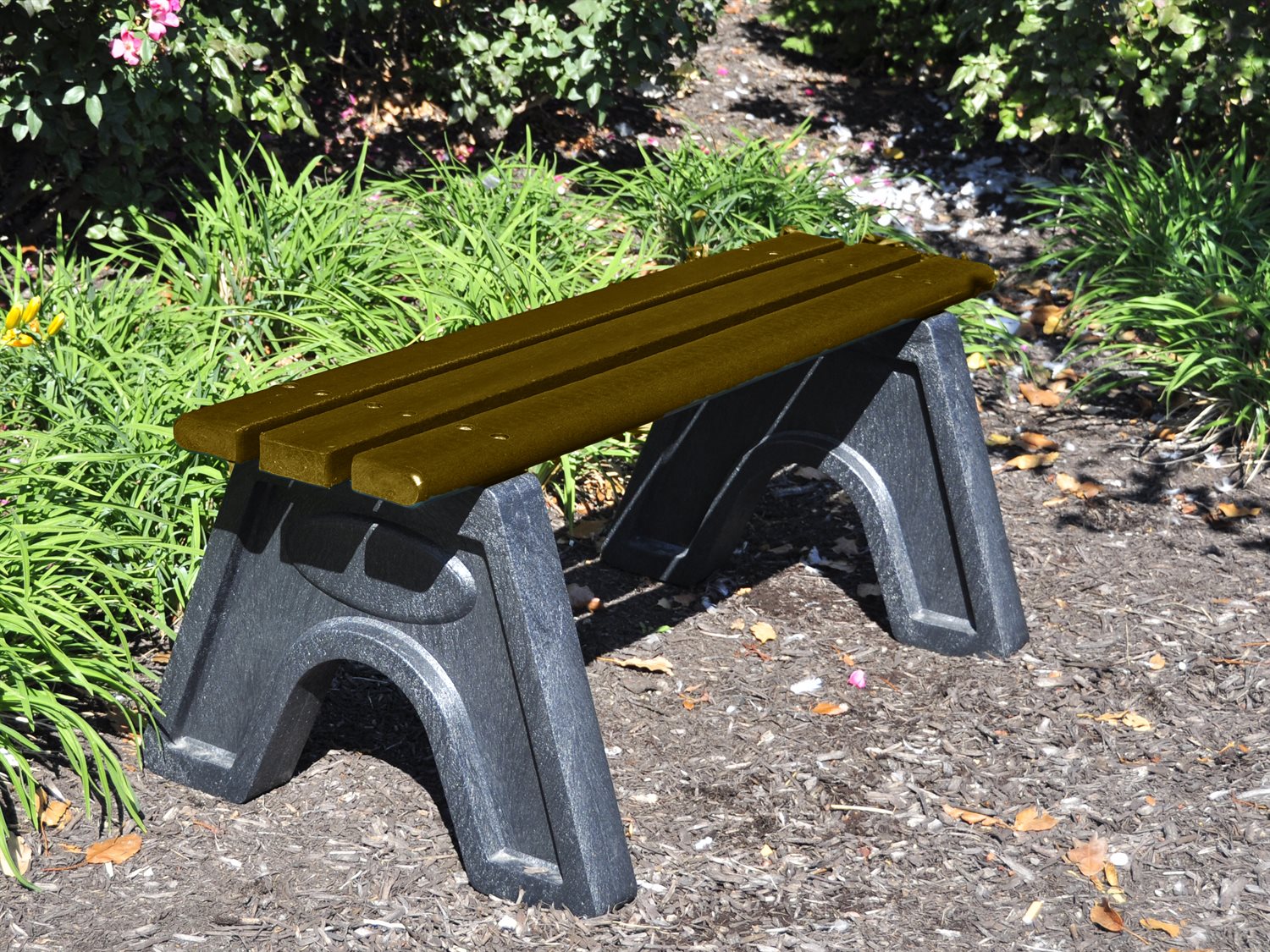 Frog Furnishings Brown Sport Bench 4' Option Environmental Photo