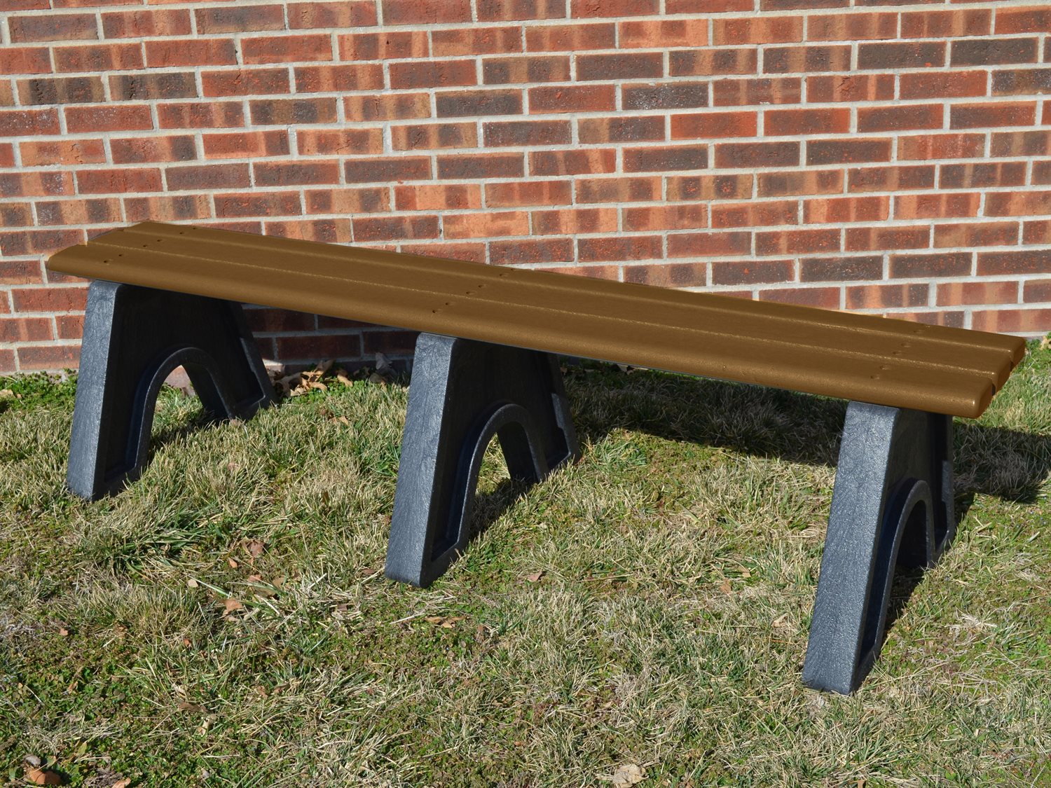 Frog Furnishings Brown Sport Bench 6' Option Environmental Photo