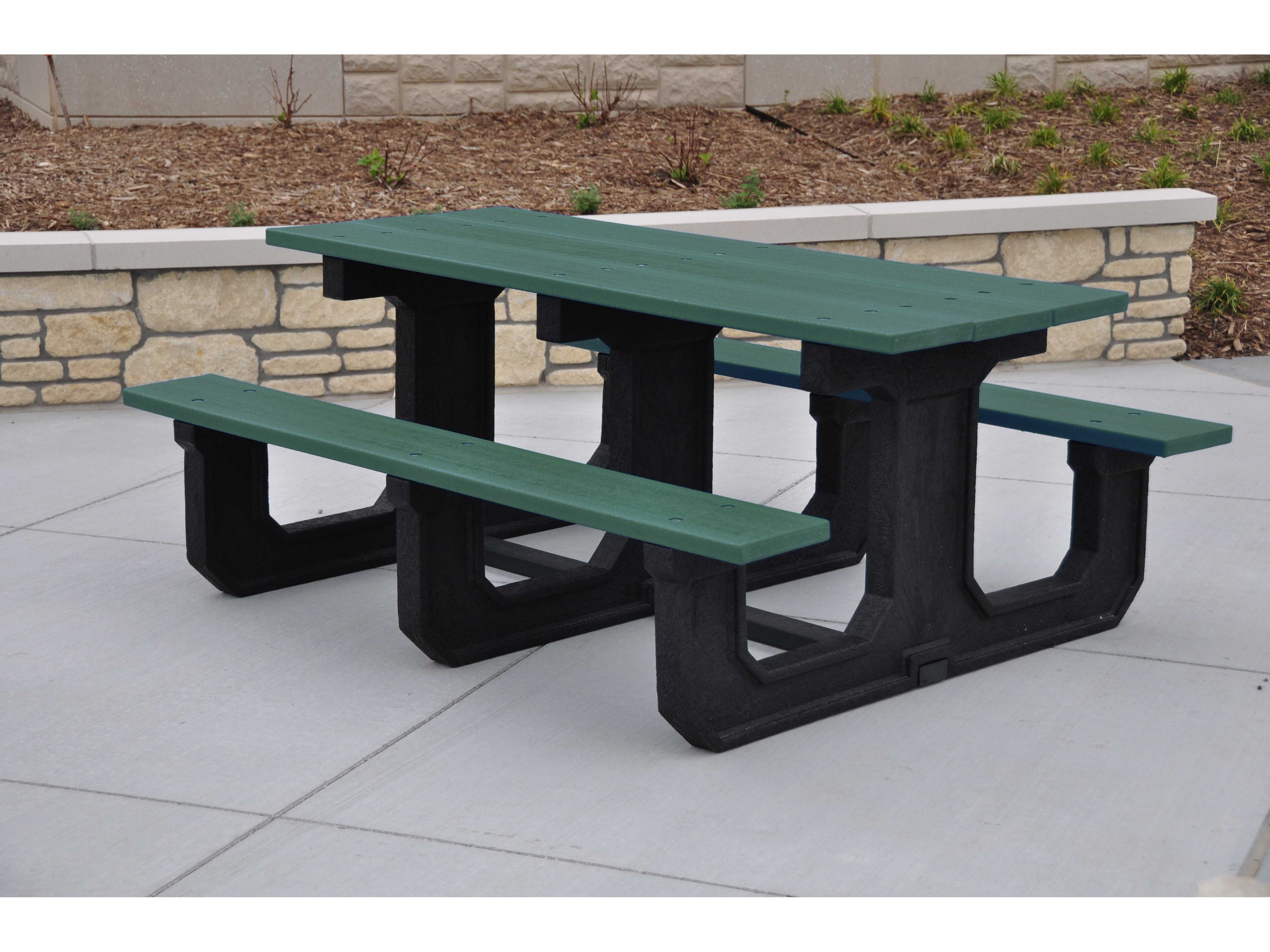 Frog Furnishings Green Park Place Recycled Plastic Picnic Table Environmental Photo