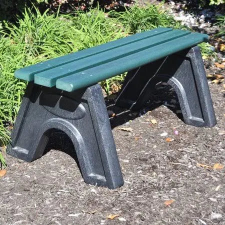 Frog Furnishings Green Sport Bench 4' Option Environmental Photo