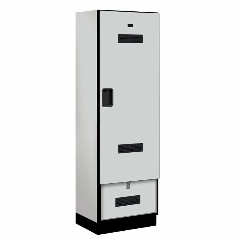 Gray Salsbury Designer Wooden Gear Locker Studio Image