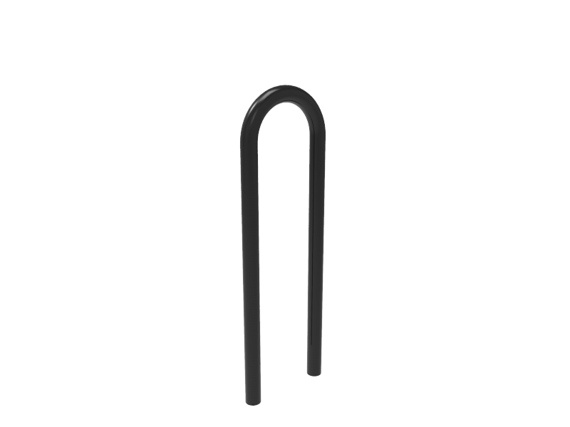 MyTCoat 2-3/8" U Bike Rack with Inground Mount Studio Image