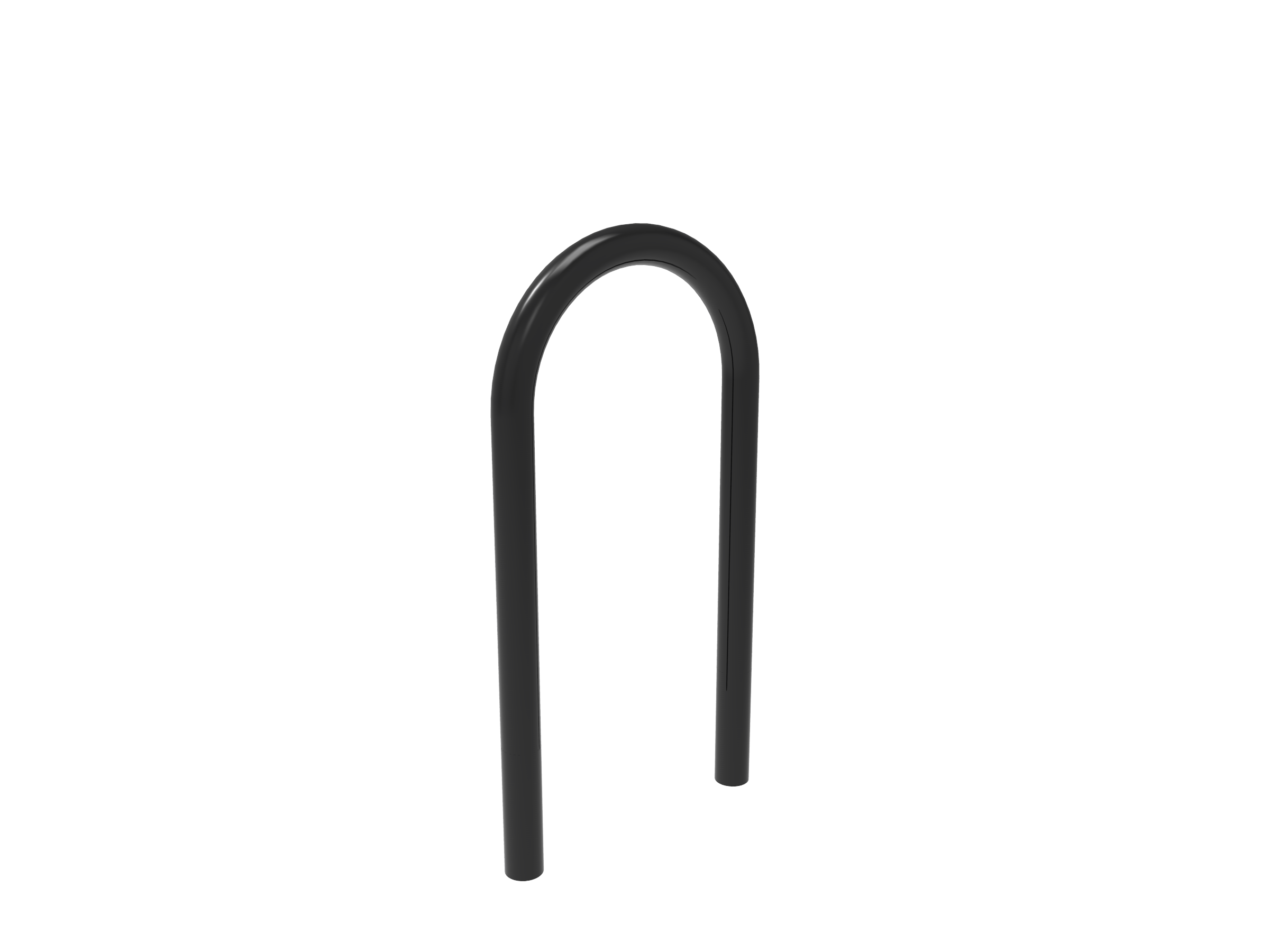 MyTCoat 2-7/8" U Bike Rack with Inground Mount Studio Image