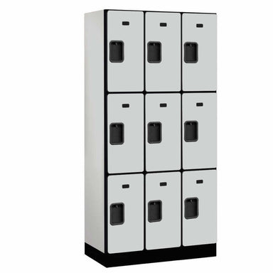 Salsbury 3 Tier 9-Door Designer Wood Locker Studio Image