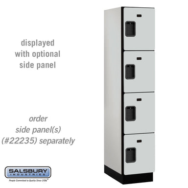 Salsbury 4 Tier 4-Door Designer Wood Locker Studio Image