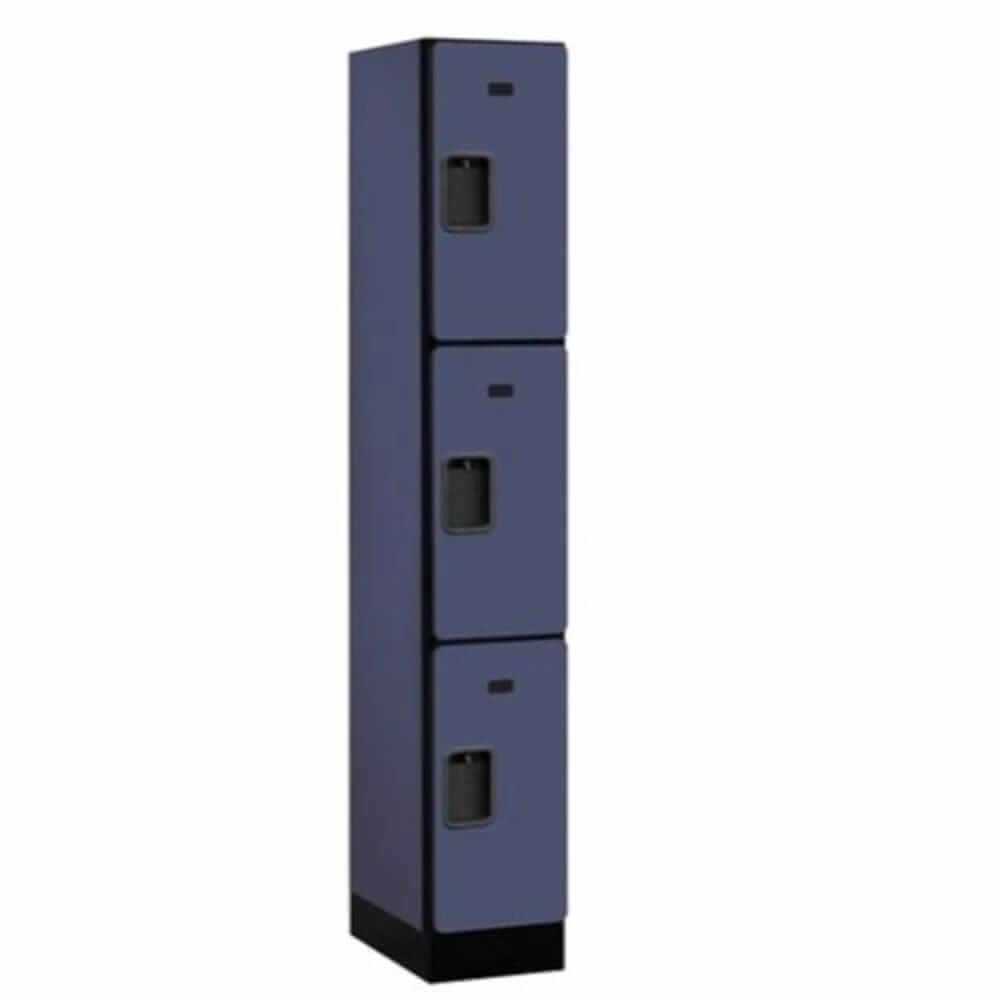 Salsbury Blue 3-Door 3 Tier Designer Wood Locker