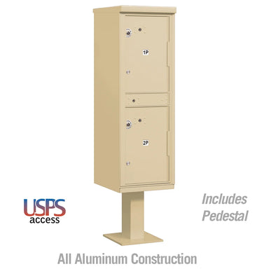 Sand Stone Salsbury USPS 2 Door Parcel Locker Studio Image