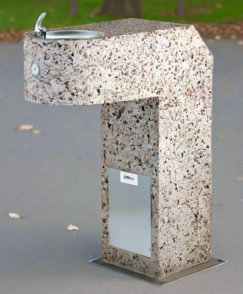 Stern-Williams APF-3500 Aggregate Stone Outdoor Drinking Fountain