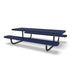 Black & Blue Wabash Valley Children's Signature Perforated Metal Portable Picnic Table in plastisol-coated steel, a kids metal picnic table
