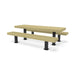Black & Sand Wabash Valley Designer Diamond Metal Picnic Table, 8 foot model DS102D