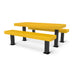 Black & Yellow Wabash Valley Designer Diamond Metal Picnic Table, 6' model DS101D