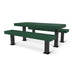 Black & Green Wabash Valley Designer DIamond Metal Picnic Table