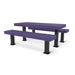 Black & Purple Wabash Valley Designer DIamond Metal Picnic Table