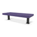 Black & Purple Wabash Valley Designer Diamond Steel Backless Bench With Surface Mount Double Wide