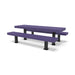 Black & Purple Wabash Valley Designer Traditional Metal Picnic Table