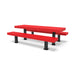 Black & Red Wabash Valley Designer Traditional Metal Picnic Table