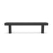 Black Wabash Valley Designer Diamond Steel Backless Bench With Surface Mount 2