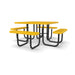 Black & Yellow Wabash Valley Signature Square Diamond Metal Portable Picnic Table