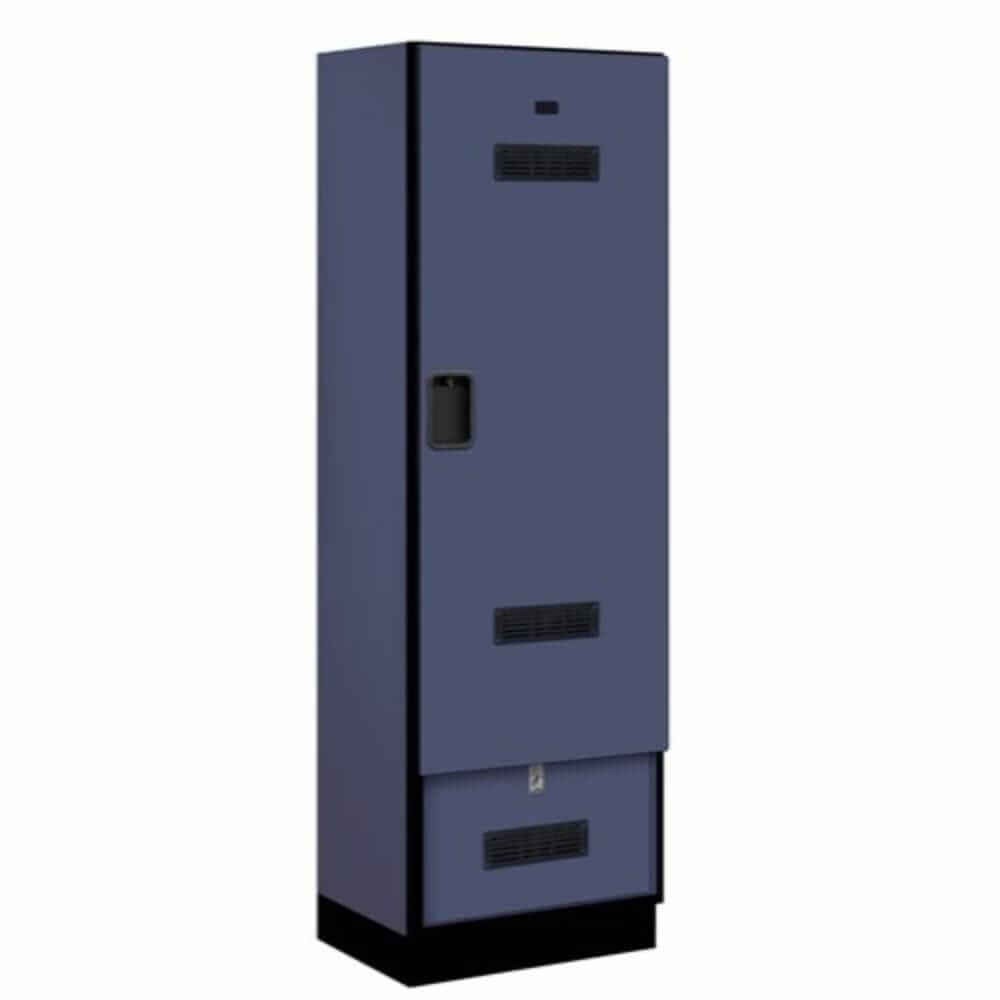 Blue Salsbury Designer Wooden Gear Locker Studio Image