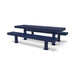 Blue Wabash Valley Designer Traditional Metal Picnic Table
