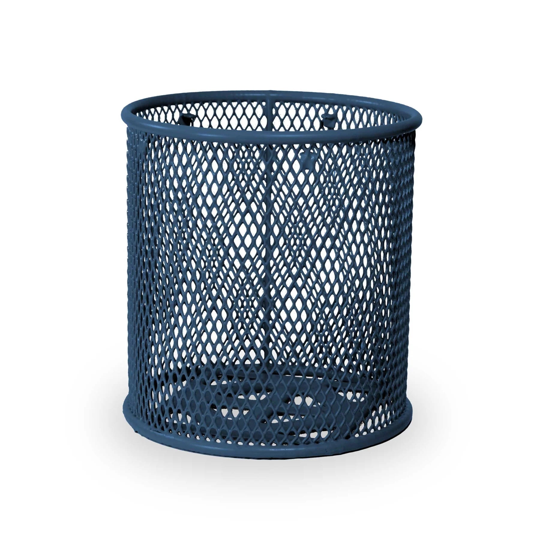 Blue Wabash Valley Signature Diamond Commercial Trash Receptacle