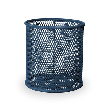 Blue Wabash Valley Signature Diamond Commercial Trash Receptacle
