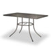 Bronze Sullivan 30 x 48 steel mesh patio table, powder-coated steel, model SU2Z38P, 6 person patio table