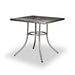 Bronze 30 inch Sullivan square steel mesh patio table, powder-coated steel, model SU2X38P, small square patio table
