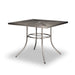 Bronze 36 inch Sullivan square steel mesh patio table, powder-coated steel, model SU2V38P, steel patio table