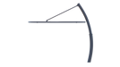 side view of USA Shade Cantilever Disc studio Image