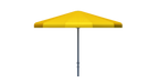side view of Yellow outdoor USA Shade Coolbrella on a white background