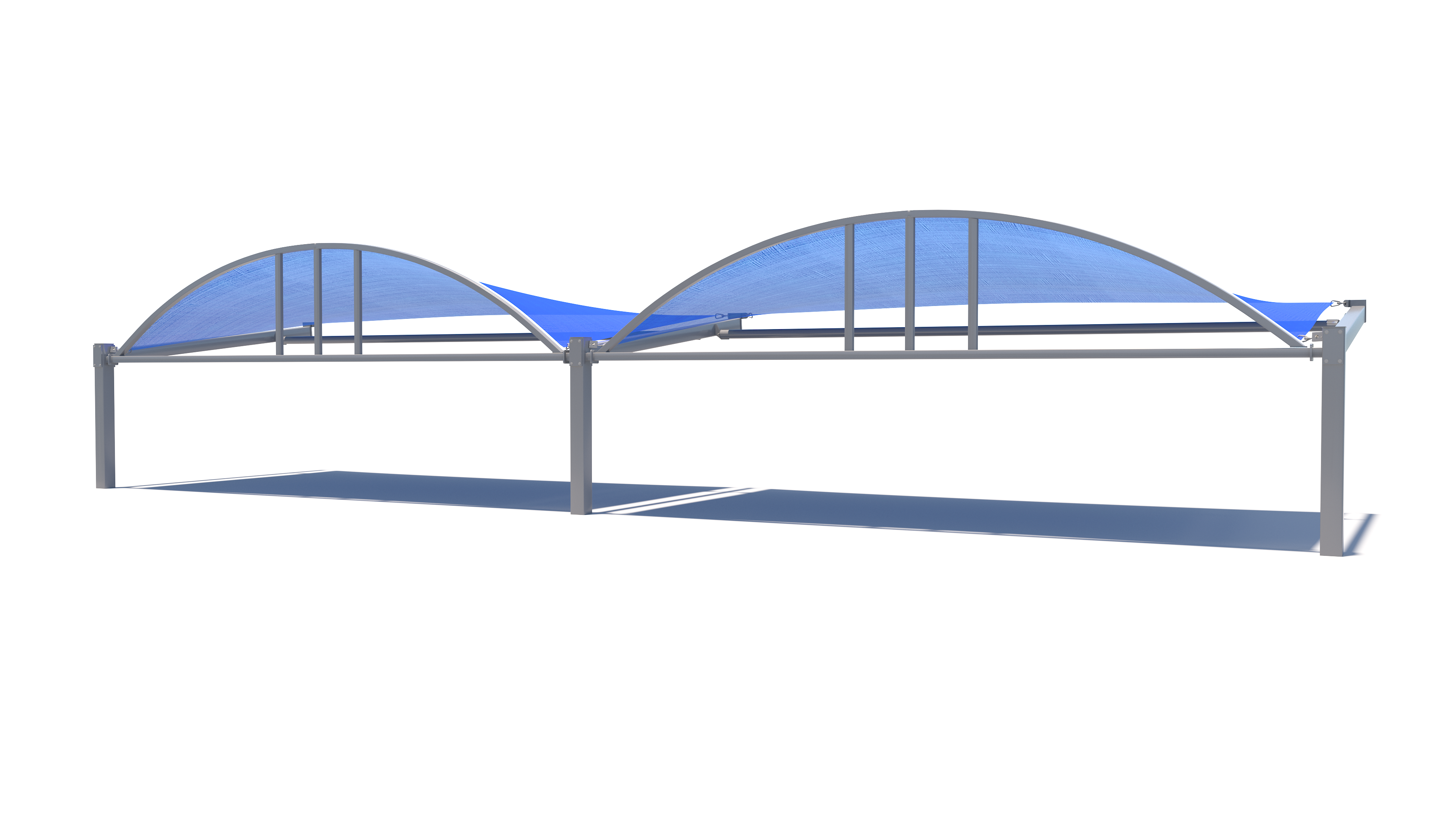 USA Shade Cypress Cantilever Joined Variation studio Image white background