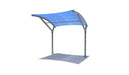 Blue USA Shade Eclipse Cantilever on a white background