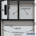 Gray Salsbury Designer Wooden Gear Locker Dimensions and Coat Hanging Options.
