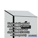 Gray Salsbury Designer Wooden Gear Locker Sloped Hood and Side Panel Installed Image