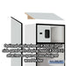 Gray Salsbury Designer Wooden Open Gear Locker Sloped Hood and Side Panel Example Image