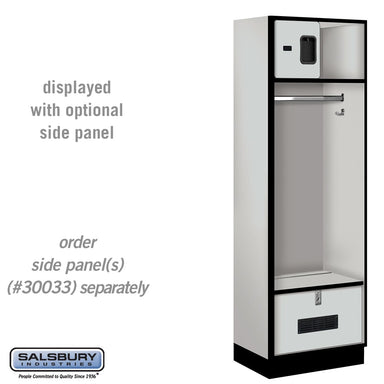 Gray Salsbury Designer Wooden Open Gear Locker Studio Image