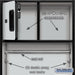Gray Salsbury Designer Wooden Open Gear Locker dimensions Image and coat hanging options