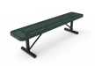 Green MyTCoat Sports Bench Without Back Punched Steel Studio Image Portable Mount