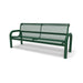 Green Wabash Valley Contemporary Diamond Steel Bench Inground Mount Studio Image