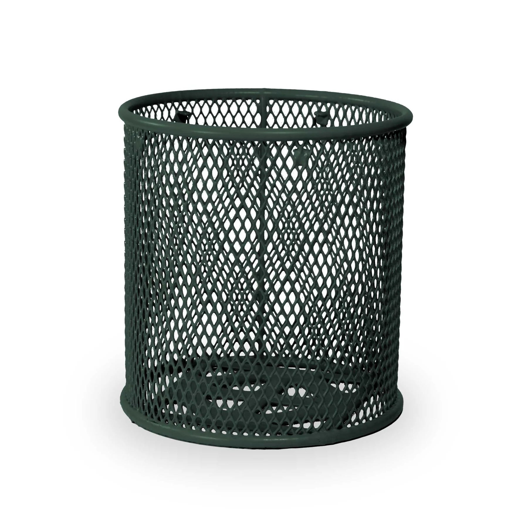 Green Wabash Valley Signature Diamond Commercial Trash Receptacle