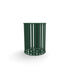 Green Wabash Valley Signature Slatted Commercial Trash Receptacle