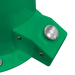 Green Willhoughby Single Outdoor Drinking Fountain with Foot Pedal Close up of foot pedal Studio Image