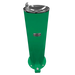 Green Willhoughby Single Outdoor Drinking Fountain with Foot Pedal Studio Image