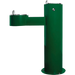 Green Willoughby Free-standing Double Drinking Fountain Side Access, Adult Height, No Dog Bowl Options Studio Image