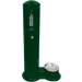 Green Willoughy Outdoor Water Bottle Filling Station with Pet Station Studio Image