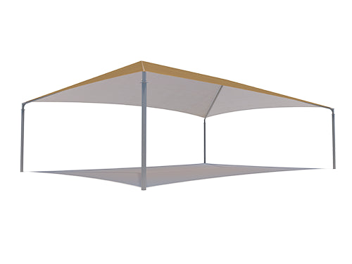 USA Shade Hip with beige top and gray sides on a white background